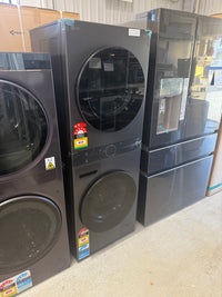 Thumbnail for Factory second LG WashTower 12kg/10kg Dual Inverter Heat Pump Washer Dryer – WWT-1210MBK - Second Hand Appliances Geebung