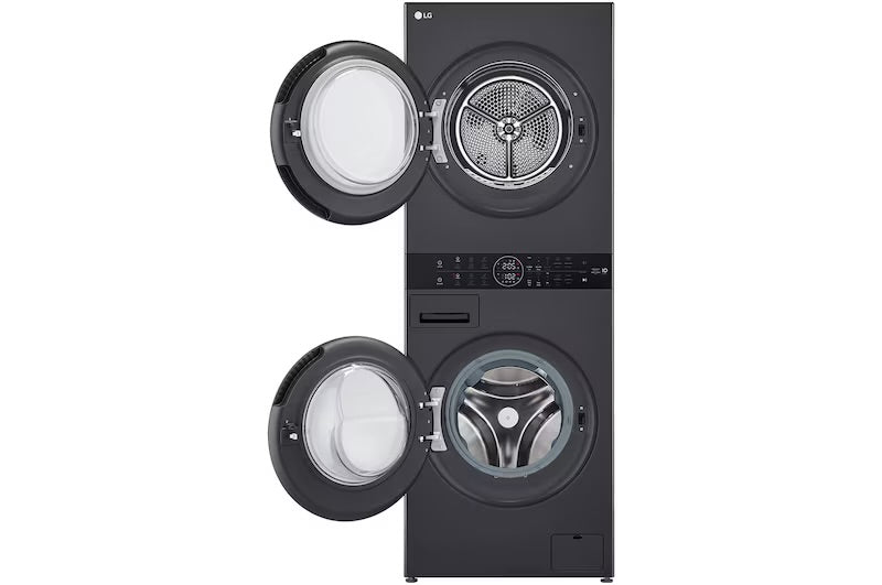 Factory second LG WashTower 12kg/10kg Dual Inverter Heat Pump Washer Dryer – WWT-1210MBK - Second Hand Appliances Geebung