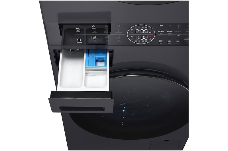 Factory second LG WashTower 12kg/10kg Dual Inverter Heat Pump Washer Dryer – WWT-1210MBK - Second Hand Appliances Geebung