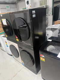 Thumbnail for Factory second LG WashTower™ -12kg/9kg All-In-One Stacked Washer Dryer Platinum Black WWT-1209B - Second Hand Appliances Geebung