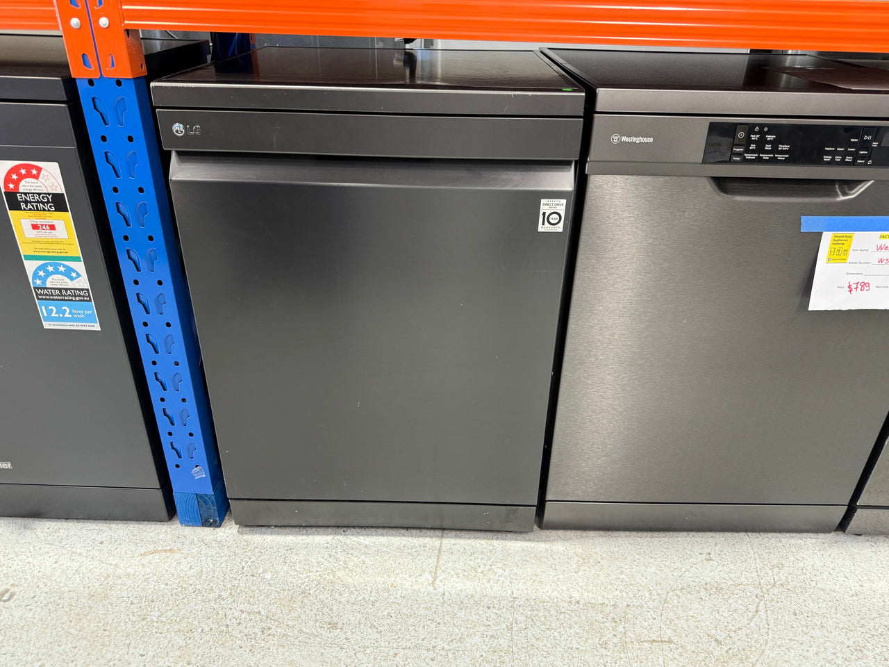 Factory second LG XD3A25MB freestanding dishwasher - Second Hand Appliances Geebung