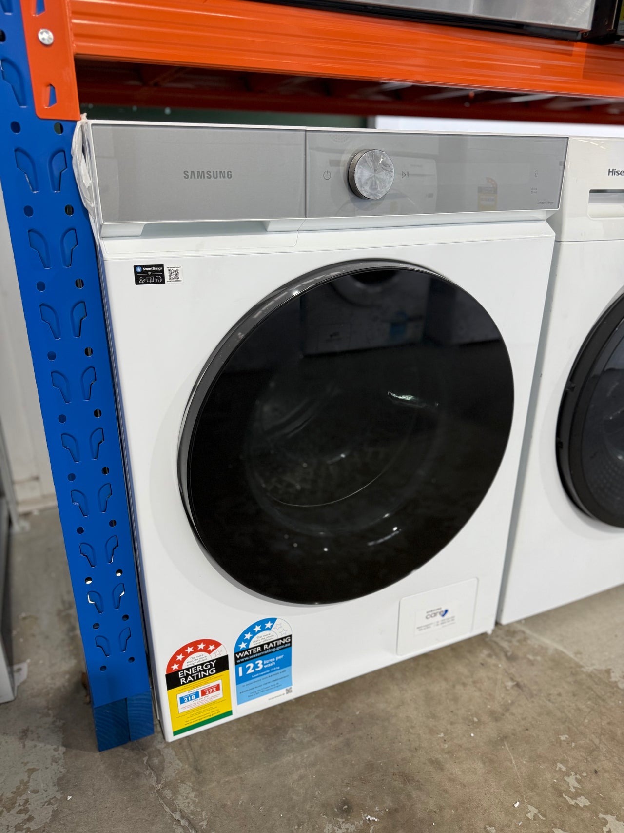 Factory second Samsung WW12BB944DGH 12kg Bespoke AI Front Load Washing Machine - Second Hand Appliances Geebung