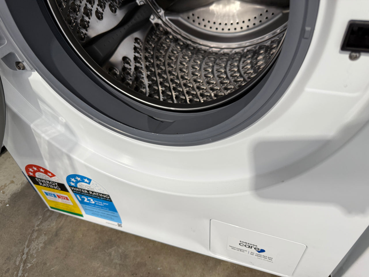 Factory second Samsung WW12BB944DGH 12kg Bespoke AI Front Load Washing Machine - Second Hand Appliances Geebung