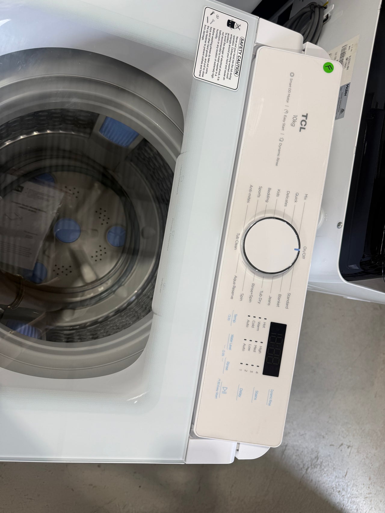 Factory second TCL 10kg Top Load Washing Machine – WA10P60W - Second Hand Appliances Geebung