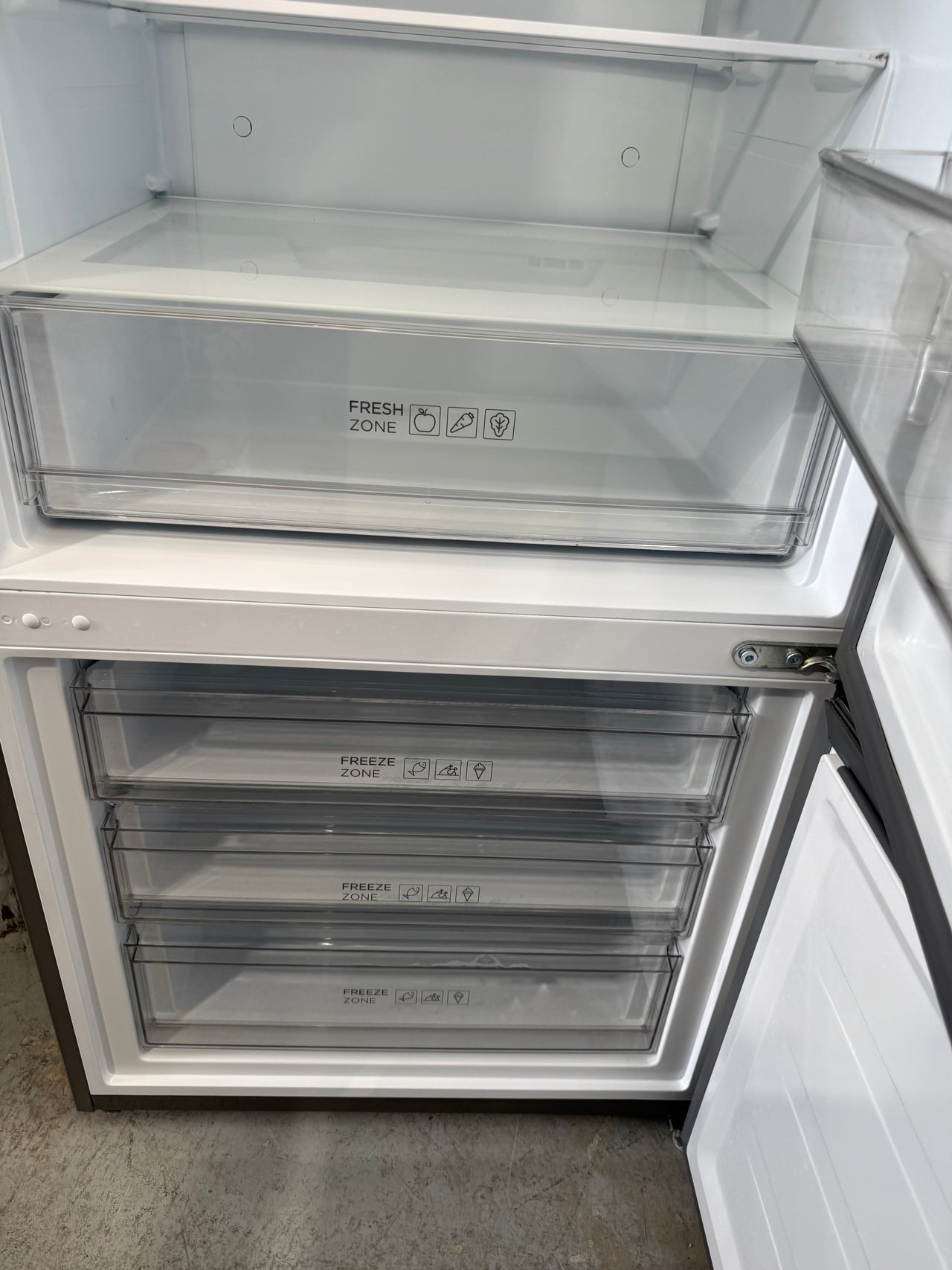Factory second TCL 416 L Bottom-Mount Fridge – Model P445BFG - Second Hand Appliances Geebung