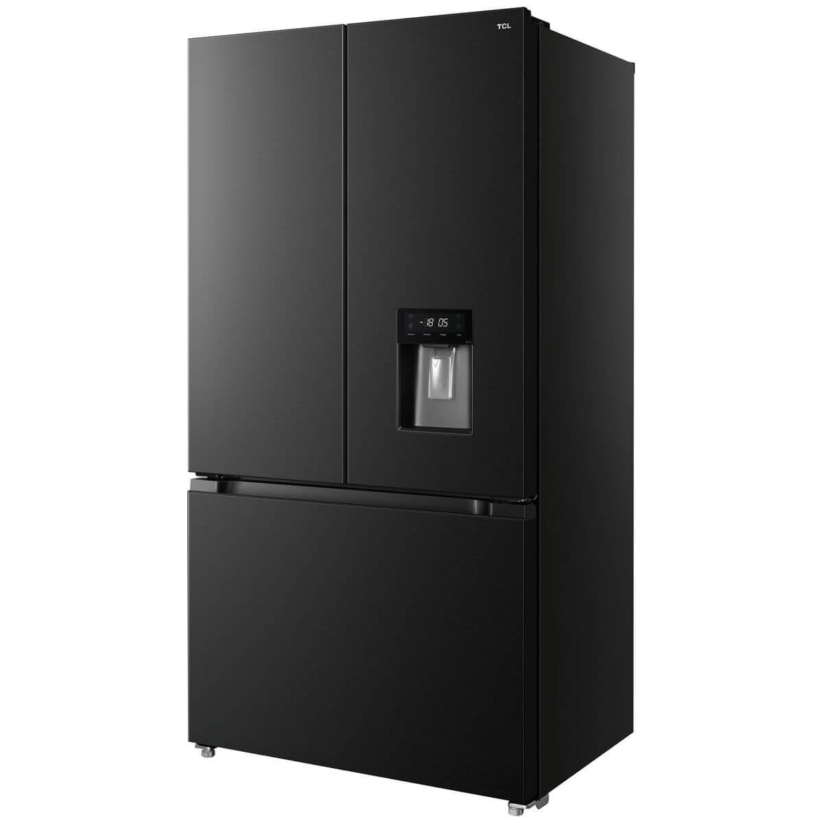 Factory second TCL 575L French Door Fridge – Matte Black – TRF576FHB - Second Hand Appliances Geebung