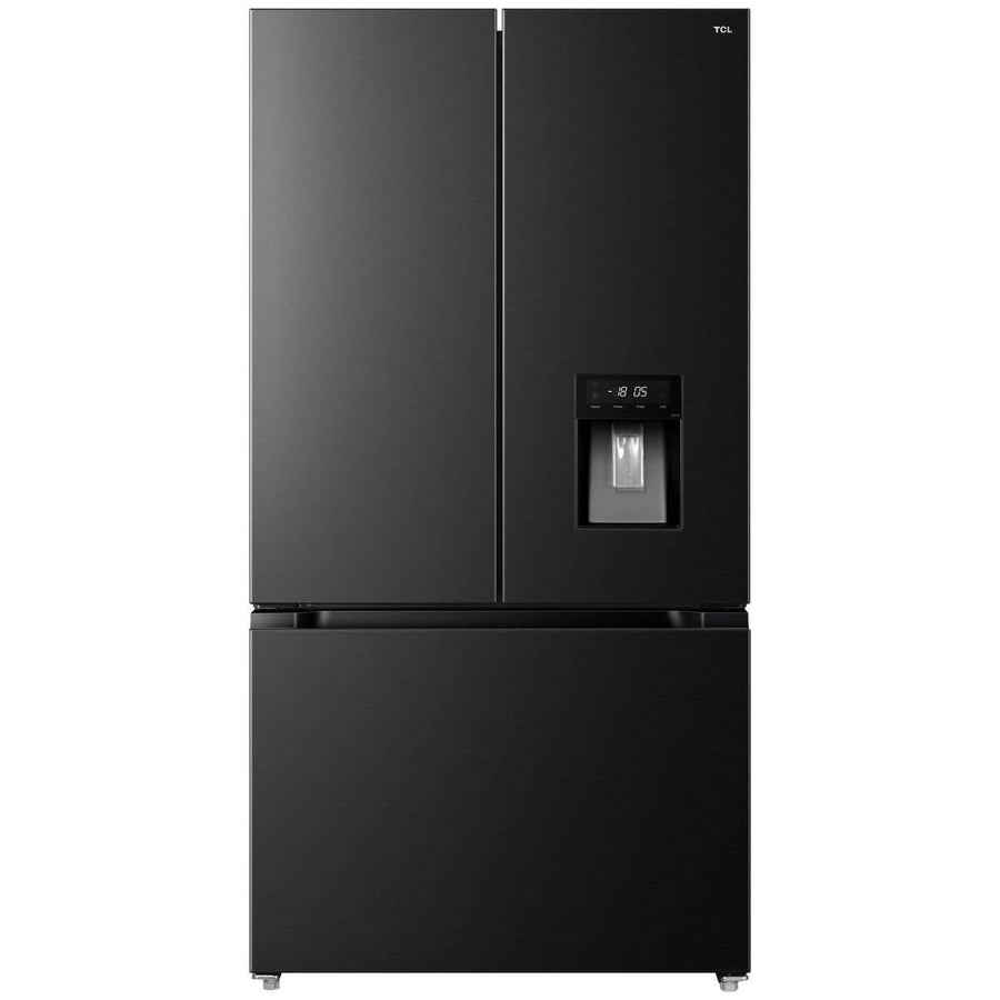 Factory second TCL 575L French Door Fridge – Matte Black – TRF576FHB - Second Hand Appliances Geebung