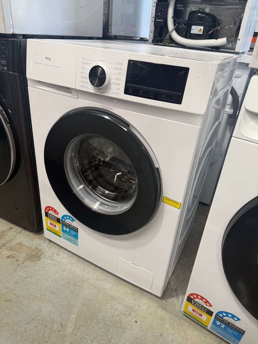 Factory second TCL 7.5kg Front Load Washing Machine – WF75P10W - Second Hand Appliances Geebung