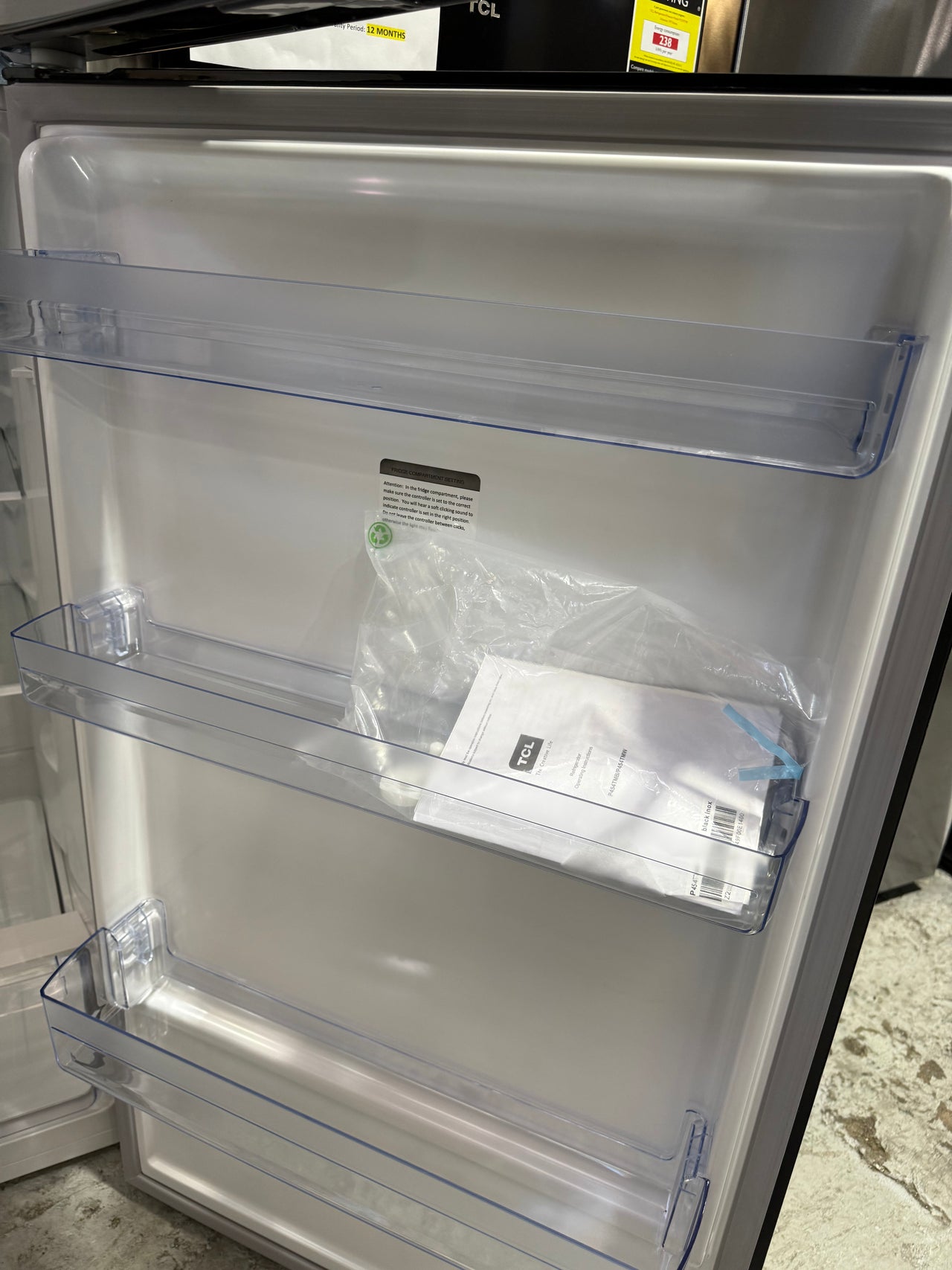 Factory second 🔥 TCL Combo Deal – Only $979! 🔥 415L TCL top mounted refrigerator + 7.5kg TCL front loader - Second Hand Appliances Geebung