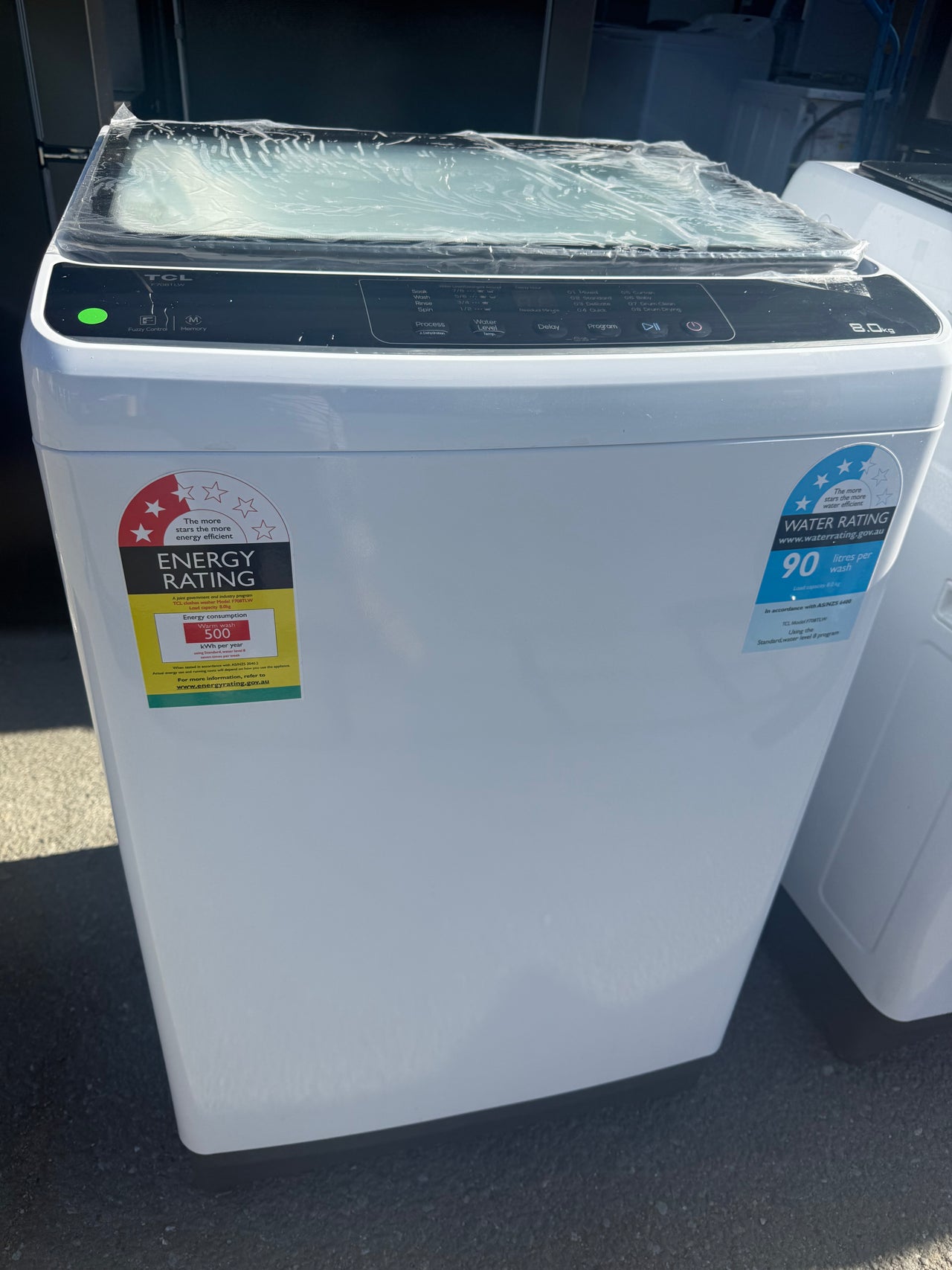 Buy Factory second TCL F708TLW 8kg top load washing machine |  | [product_variant] | Second Hand Appliances Geebung Brisbane