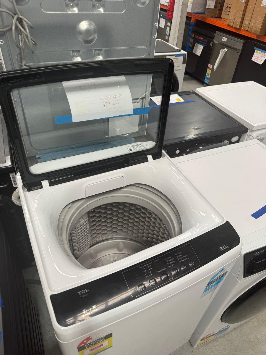 Factory second TCL F709TLW 9 kg Top-Load Washing Machine - Second Hand Appliances Geebung