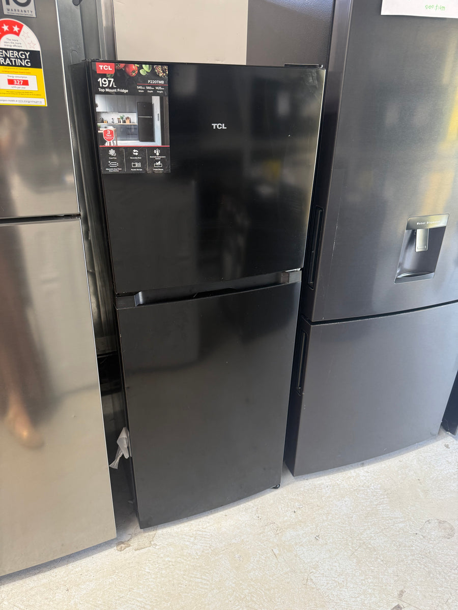 Factory second TCL P220TMB 197-litre top mount refrigerator - Second Hand Appliances Geebung