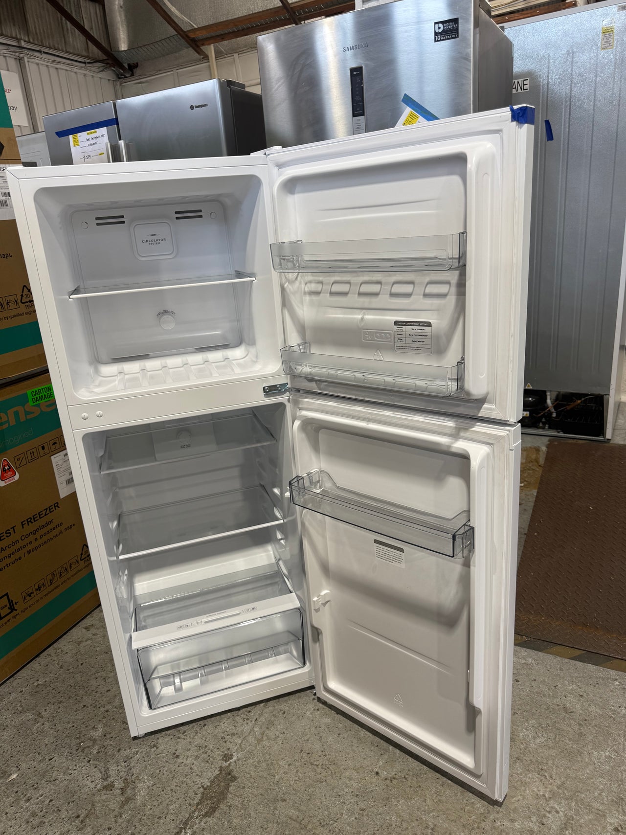 Buy Factory second TCL P220TMW 197L Top Mount Fridge |  | [product_variant] | Second Hand Appliances Geebung Brisbane