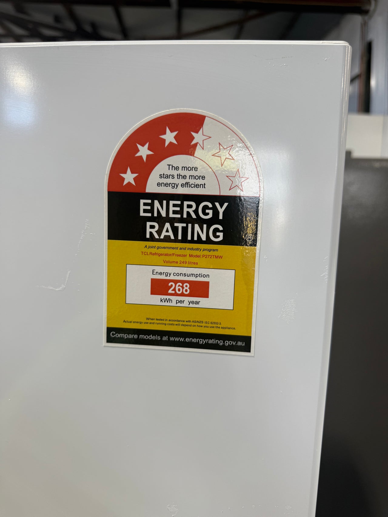 Buy Factory second TCL P272TMW 249L Top Mount Refrigerator – White |  | [product_variant] | Second Hand Appliances Geebung Brisbane