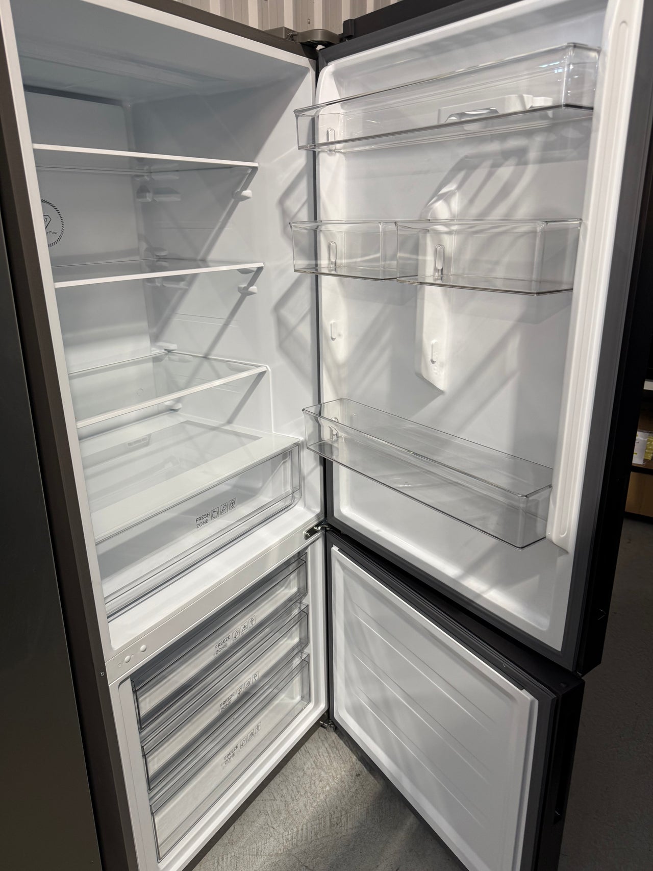 Factory second TCL P445BFB 416L Bottom Mount Refrigerator - Second Hand Appliances Geebung