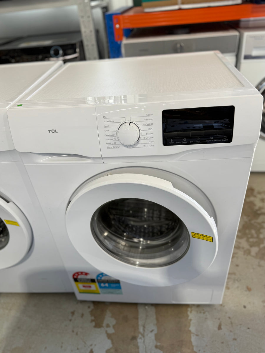 Factory second TCL P618FLW 7.5kg Front Load Washing Machine - Second Hand Appliances Geebung