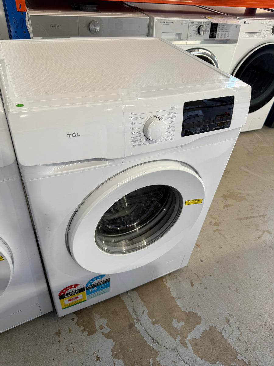 Factory second TCL P618FLW 7.5kg Front Load Washing Machine - Second Hand Appliances Geebung