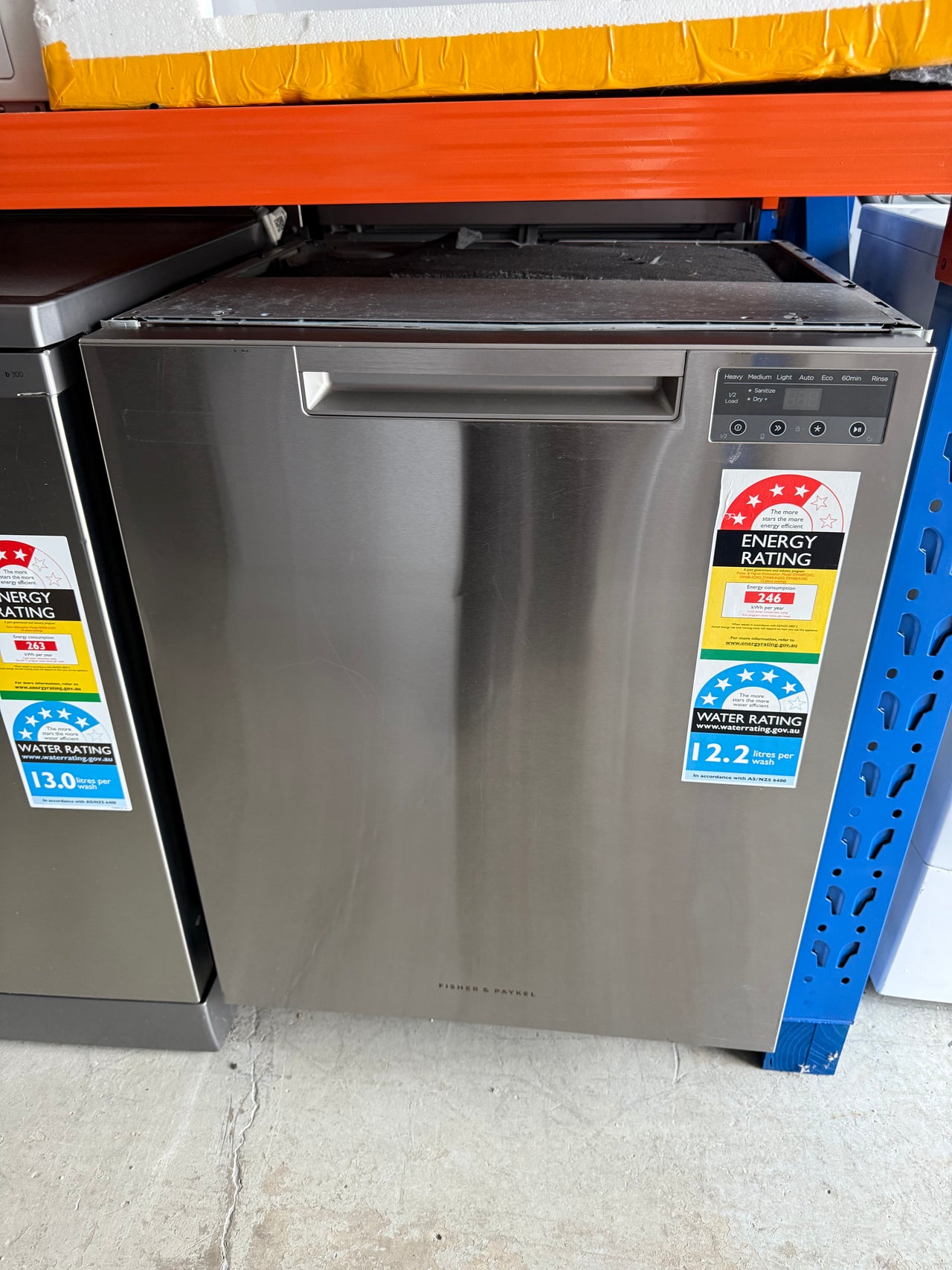 Factory second The Fisher & Paykel DW60UC2X2 iSeries 5 Contemporary Built-Under Dishwasher - Second Hand Appliances Geebung