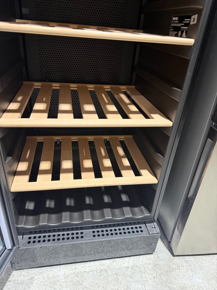 Factory second Vintec 148 Bottle Wine Storage Cabinet VWM148SBA-L(NAT) - Second Hand Appliances Geebung