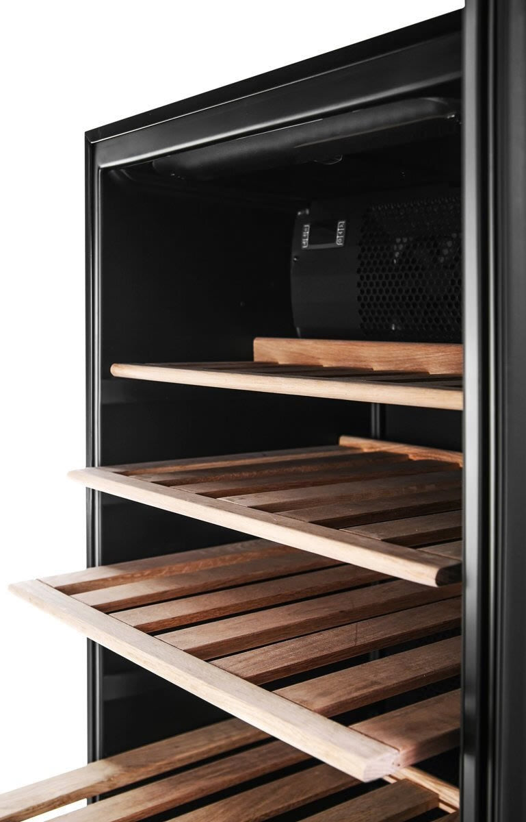Factory second Vintec 198 Bottle Multi-Temp Wine Cabinet – Borderless Black Glass V190SG2E-BK - Second Hand Appliances Geebung