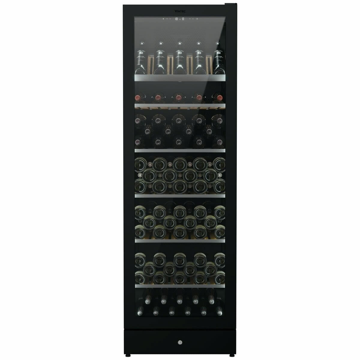 Factory second Vintec Premium 198 Bottle Multi-Temp Wine Cabinet – Black Model: VWM198SBA-R(NAT) - Second Hand Appliances Geebung