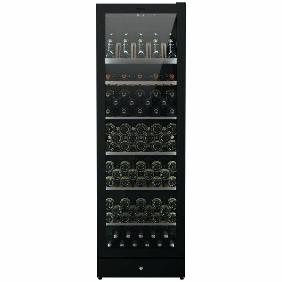 Factory second Vintec Premium 198 Bottle Multi-Temp Wine Cabinet – Black Model: VWM198SBA-R(NAT) - Second Hand Appliances Geebung