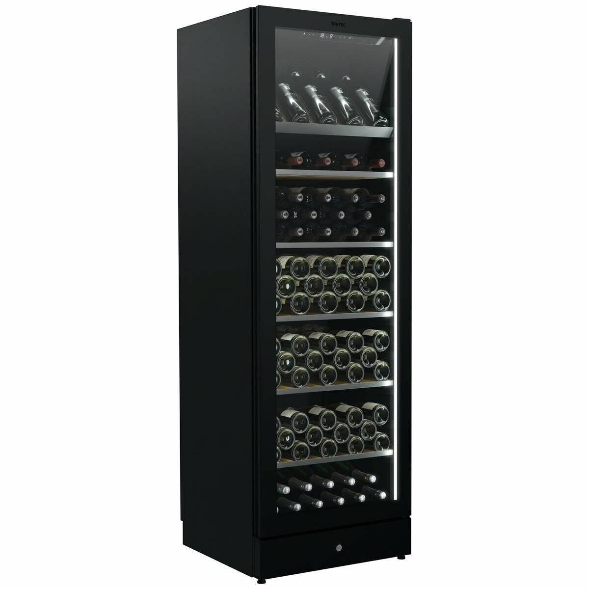 Factory second Vintec Premium 198 Bottle Multi-Temp Wine Cabinet – Black Model: VWM198SBA-R(NAT) - Second Hand Appliances Geebung