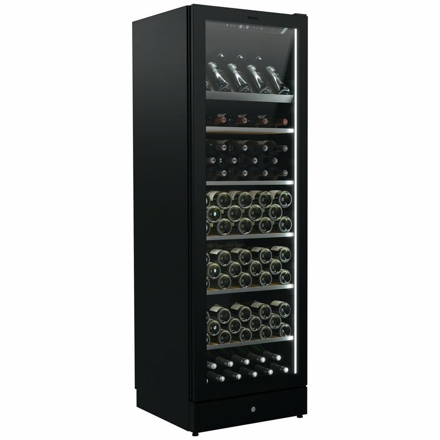 Factory second Vintec Premium 198 Bottle Multi-Temp Wine Cabinet – Black Model: VWM198SBA-R(NAT) - Second Hand Appliances Geebung