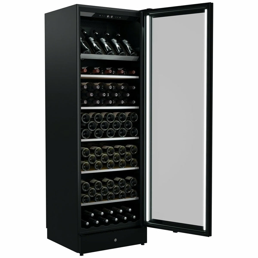 Factory second Vintec Premium 198 Bottle Multi-Temp Wine Cabinet – Black Model: VWM198SBA-R(NAT) - Second Hand Appliances Geebung