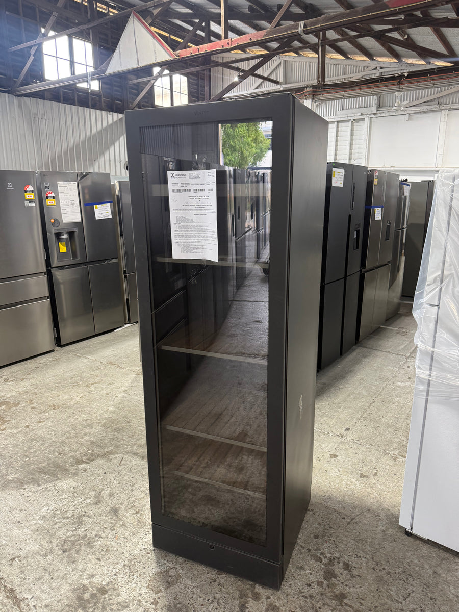 Factory second Vintec Premium 198 Bottle Multi-Temp Wine Cabinet – Black Model: VWM198SBA-R(NAT) - Second Hand Appliances Geebung