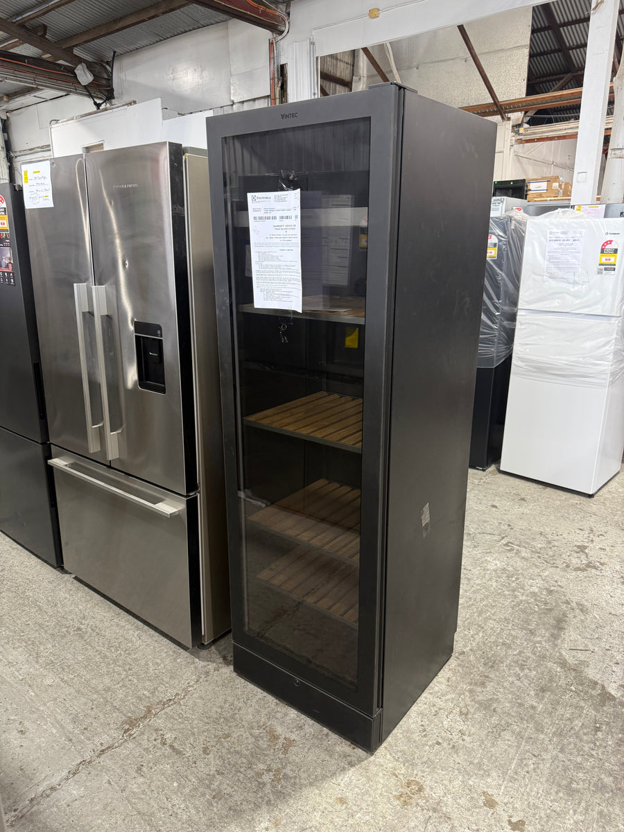 Factory second Vintec Premium 198 Bottle Multi-Temp Wine Cabinet – Black Model: VWM198SBA-R(NAT) - Second Hand Appliances Geebung