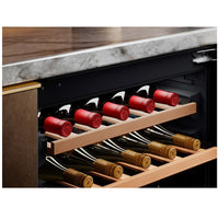 Thumbnail for Factory second Vintec VWD820SAP-X Luxe Harmony 31-Bottle Integrated Dual Zone Wine Cabinet - Second Hand Appliances Geebung