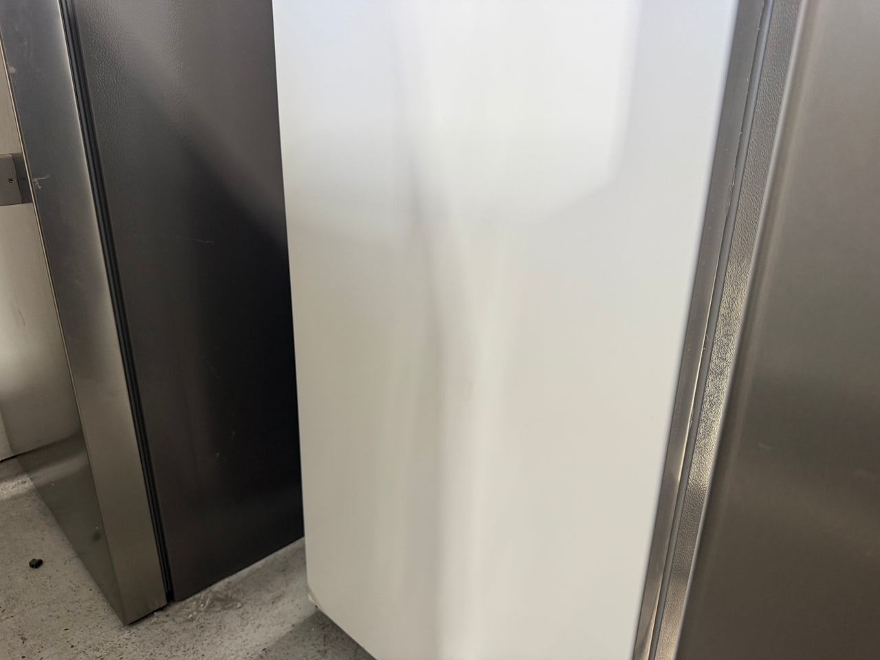 Factory second Westinghouse 242L Upright Refrigerator — White  Model: WRM2400WF - Second Hand Appliances Geebung