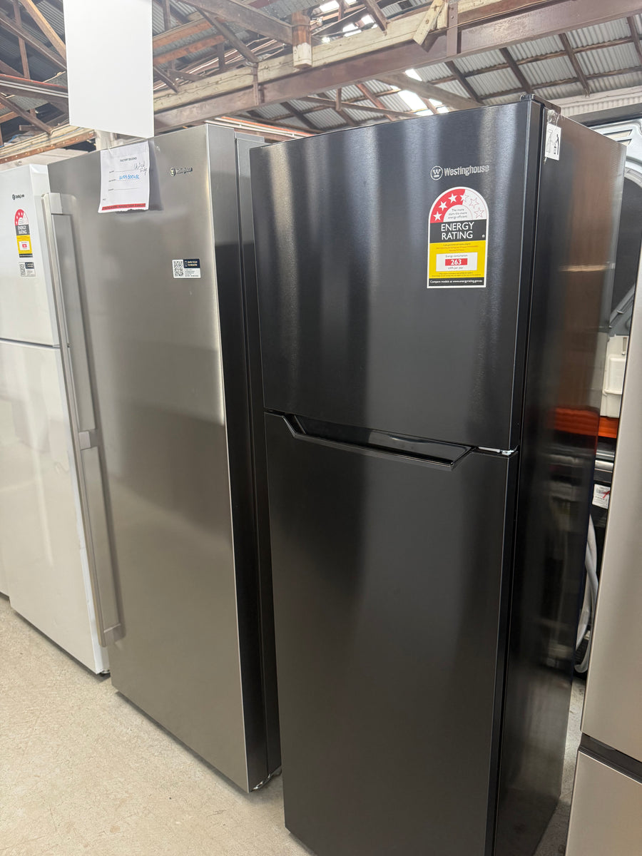 Factory second Westinghouse 247L Top Mount Fridge – Black Model: WTM2500BA-X(NAT) - Second Hand Appliances Geebung