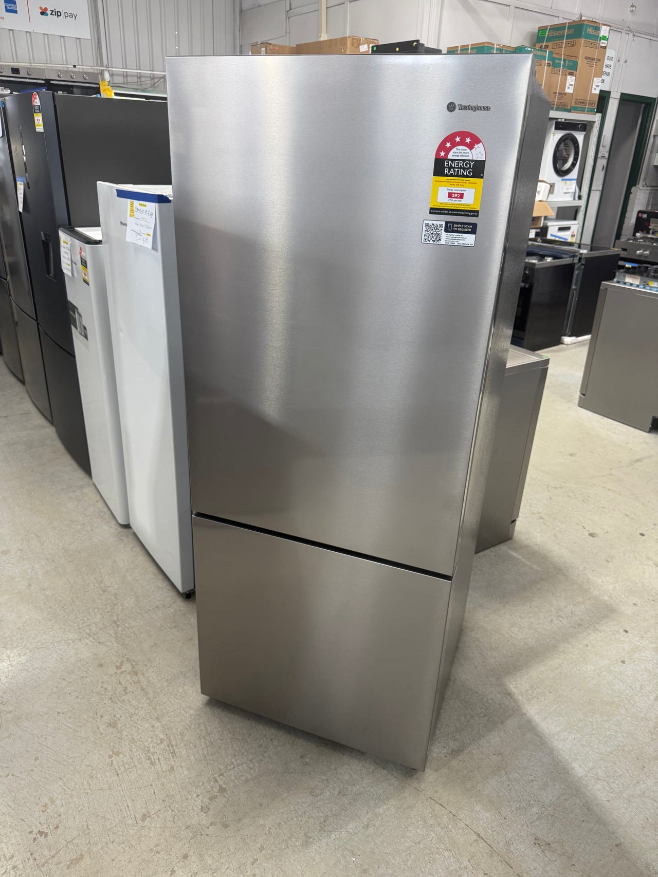 Buy Factory second Westinghouse 425L Bottom Mount Refrigerator WBE4302AC-R |  | [product_variant] | Second Hand Appliances Geebung Brisbane