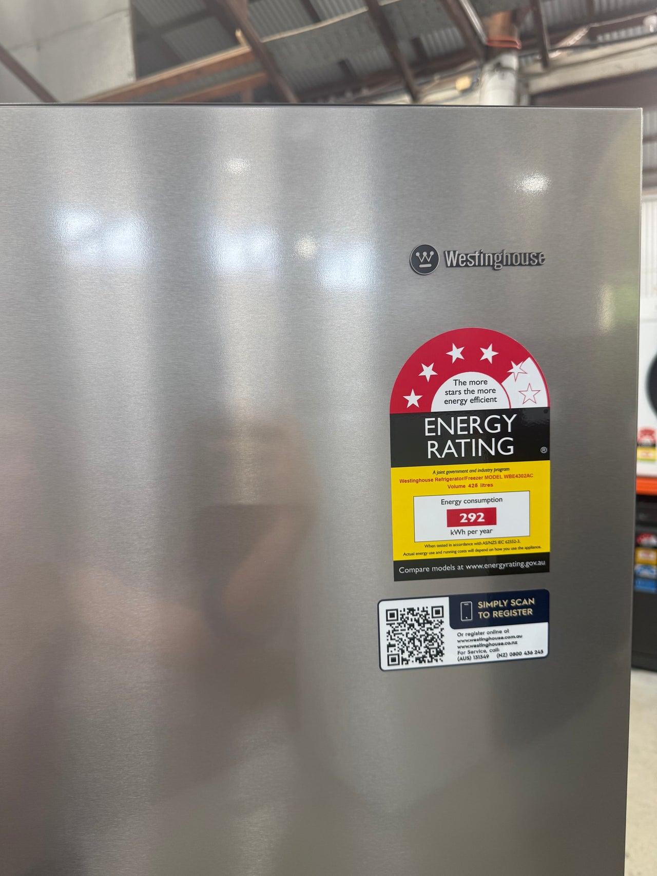 Buy Factory second Westinghouse 425L Bottom Mount Refrigerator WBE4302AC-R |  | [product_variant] | Second Hand Appliances Geebung Brisbane