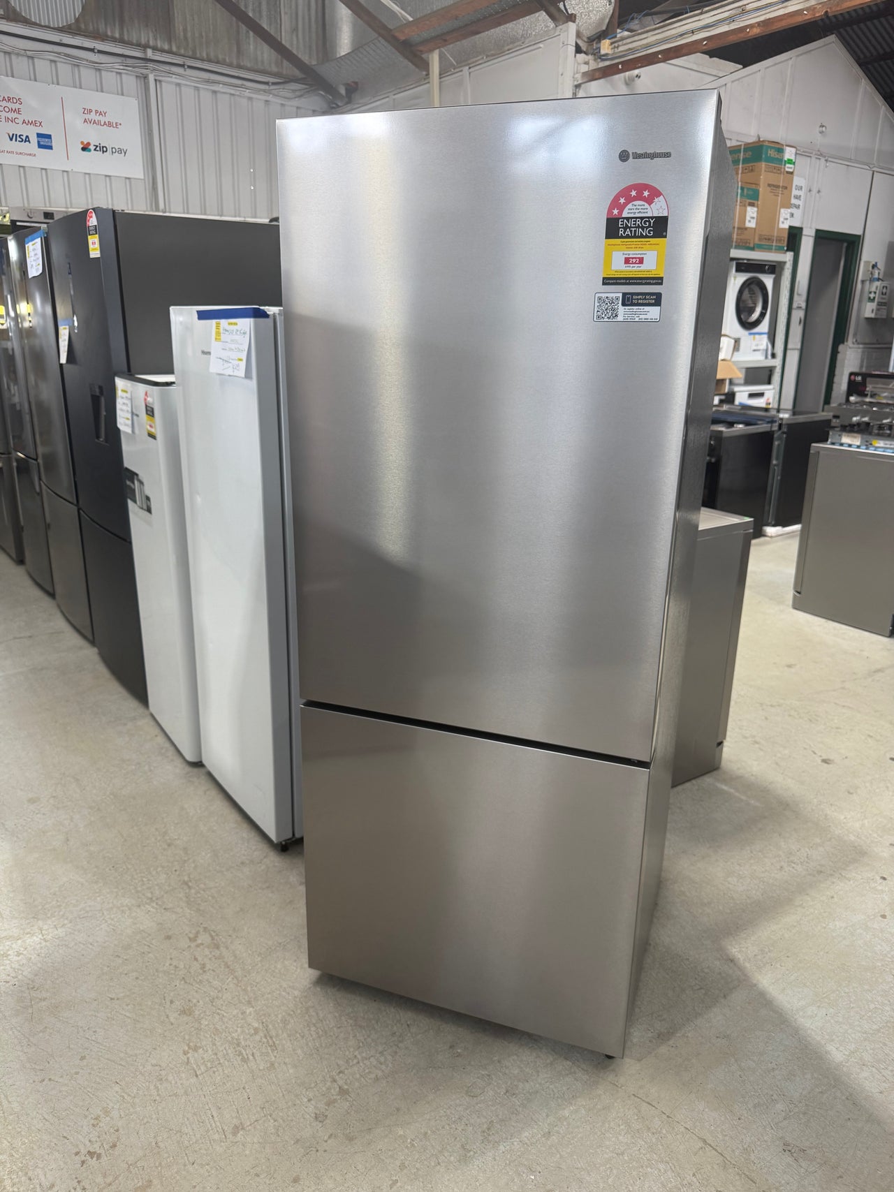 Buy Factory second Westinghouse 425L Bottom Mount Refrigerator WBE4302AC-R |  | [product_variant] | Second Hand Appliances Geebung Brisbane