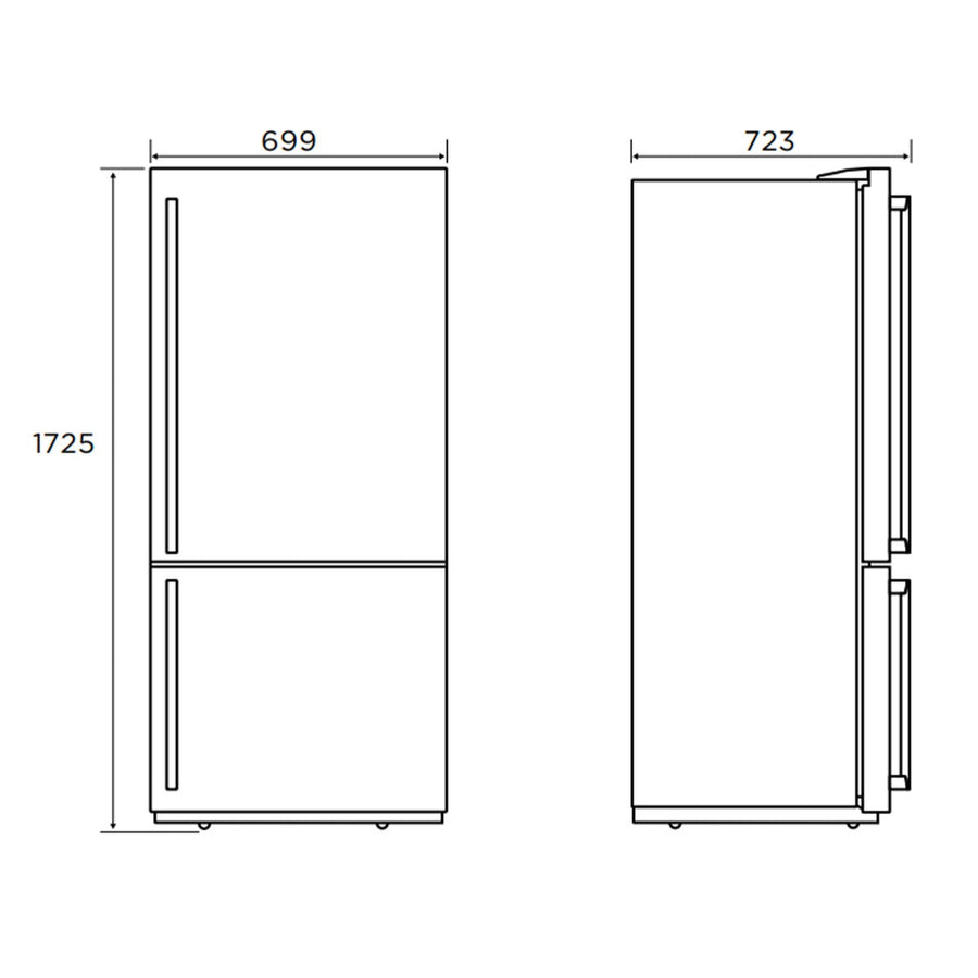 Factory second Westinghouse 431L Bottom Mount Refrigerator – White  Model: WBE4302WC-R - Second Hand Appliances Geebung