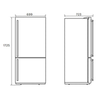Thumbnail for Factory second Westinghouse 431L Bottom Mount Refrigerator – White  Model: WBE4302WC-R - Second Hand Appliances Geebung