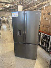 Thumbnail for Factory second Westinghouse 541L French Door Fridge – Dark Stainless Steel (Model: WQE6060BB) - Second Hand Appliances Geebung