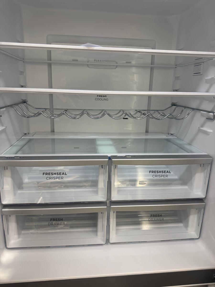 Factory second Westinghouse 564L French Quad Door Fridge WQE5660BA (Matte Charcoal Black) - Second Hand Appliances Geebung