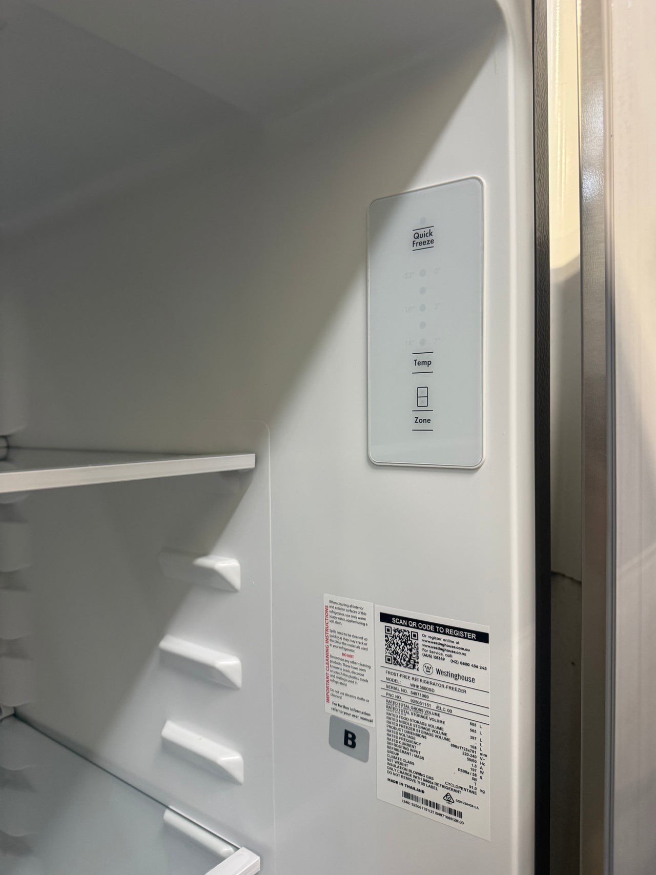 Factory second Westinghouse 565L French Door Refrigerator – Stainless Look  Model: WHE5600SD - Second Hand Appliances Geebung