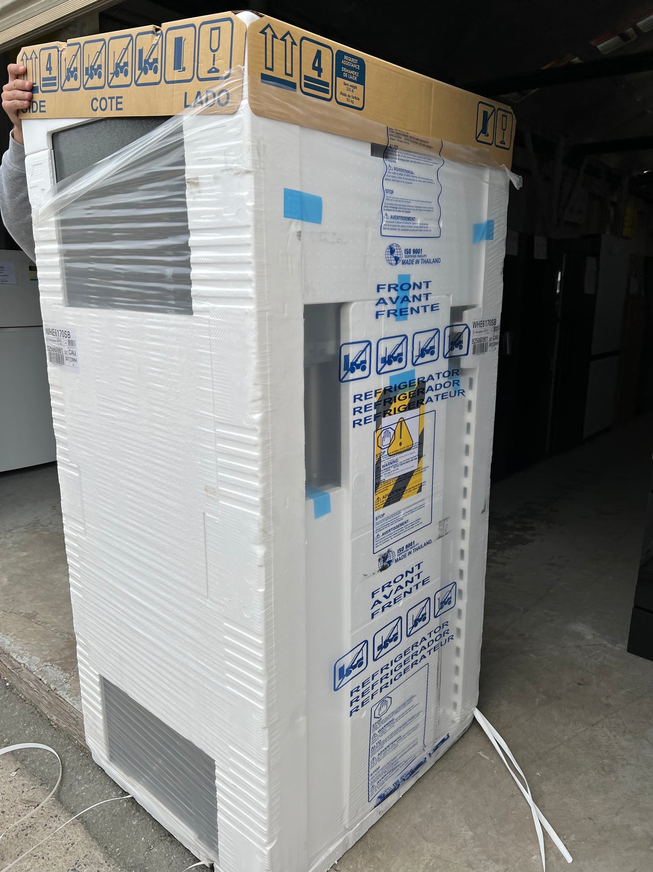 Transportation damaged Westinghouse 609L French Door Refrigerator WHE6170SB - Second Hand Appliances Geebung