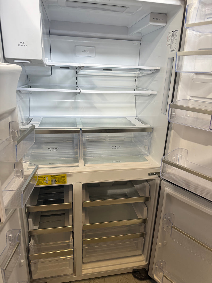 Factory second Westinghouse 609L Quad Door Refrigerator — Model WQE6170BB - Second Hand Appliances Geebung