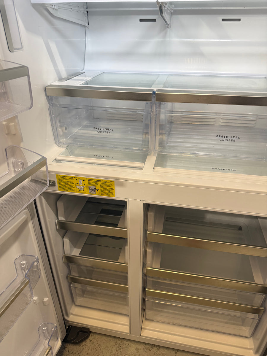 Factory second Westinghouse 609L Quad Door Refrigerator — Model WQE6170BB - Second Hand Appliances Geebung