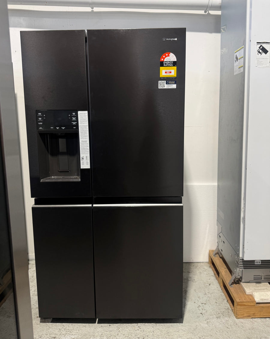 Factory second Westinghouse 609L Quad Door Refrigerator — Model WQE6170BB(NAT) - Second Hand Appliances Geebung
