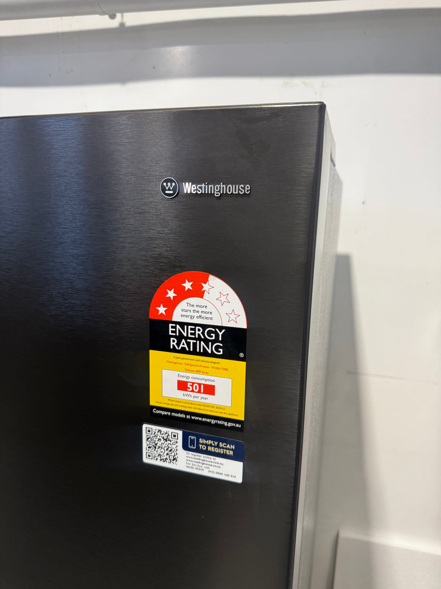 Factory second Westinghouse 609L Quad Door Refrigerator — Model WQE6170BB(NAT) - Second Hand Appliances Geebung
