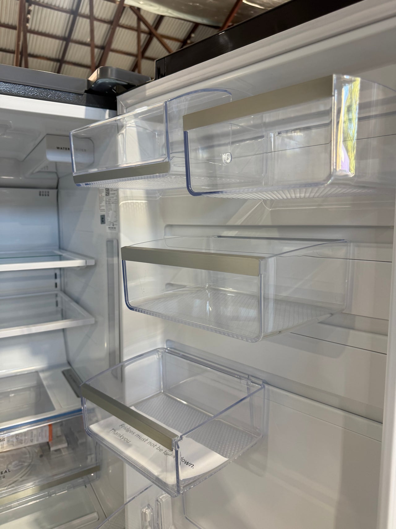 Factory second Westinghouse 609L Quad Door Refrigerator WQE6170BB - Second Hand Appliances Geebung