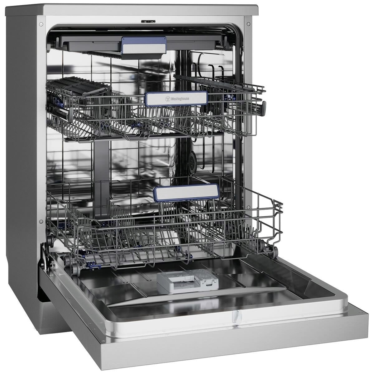 Factory second Westinghouse 60cm 15 Place Freestanding Dishwasher – Stainless Steel WSF6608XC - Second Hand Appliances Geebung