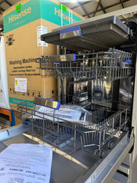 Thumbnail for Factory second Westinghouse 60cm 15 Place Freestanding Dishwasher – Stainless Steel WSF6608XC - Second Hand Appliances Geebung